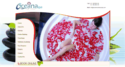 Desktop Screenshot of oceanawellnessspa.com